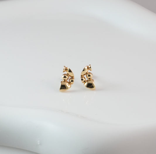 【受注生産】『Crescent』ピアス・K18