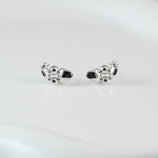 【受注生産】『Crescent』ピアス・Pt