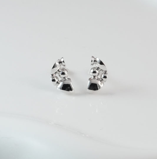 【受注生産】『Crescent』ピアス・Pt
