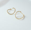 Gallery viewerに画像を読み込む, 【受注生産】BijouFan Curves Earrings・K10