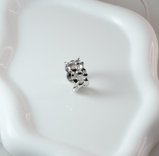 【受注生産】Baies Ring・Ear Cuff・S型 SV925(RHメッキ)