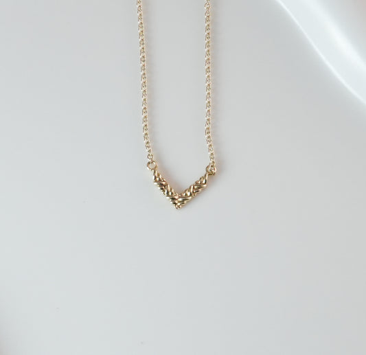 【受注生産】BijouFan 『Wave / 折れ線』 Necklace・K10