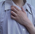 Gallery viewerに画像を読み込む, 【受注生産】BijouFan 『Curve　/　カーブ』Wide Ring・K10
