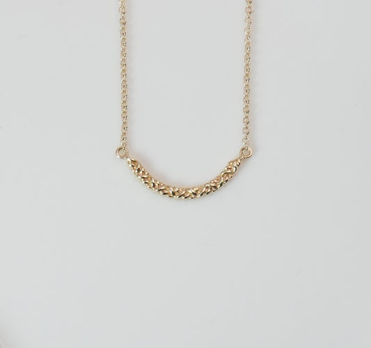 【受注生産】BijouFan 『Curve　/　カーブ』 Necklace・K10