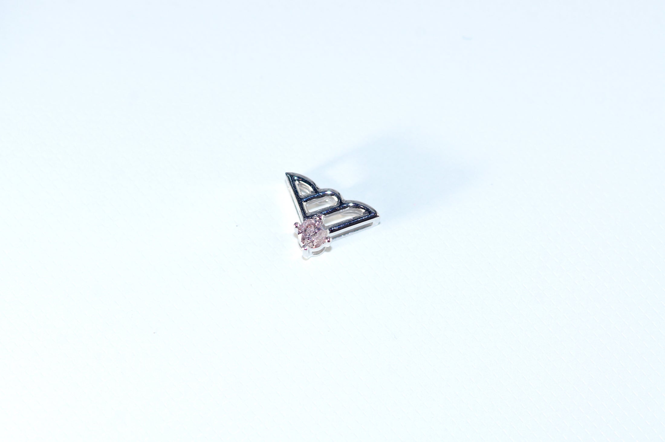 Two-way BijouFan Pendant in Pink Diamond Front