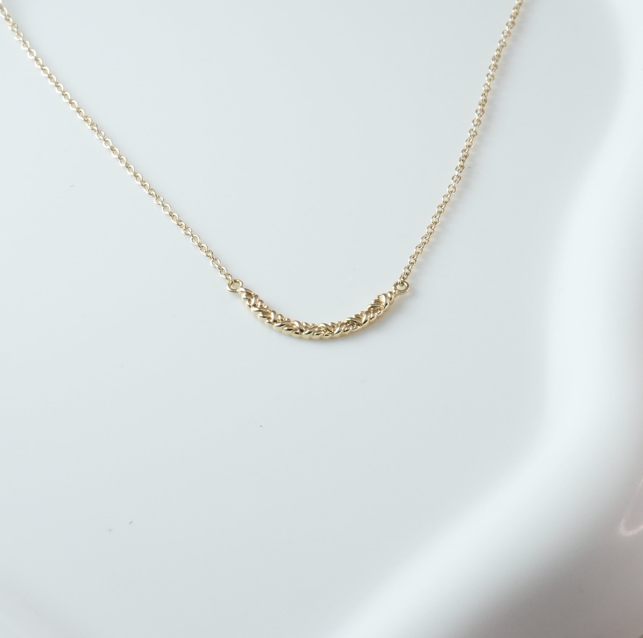 【受注生産】BijouFan 『Curve　/　カーブ』 Necklace・K10
