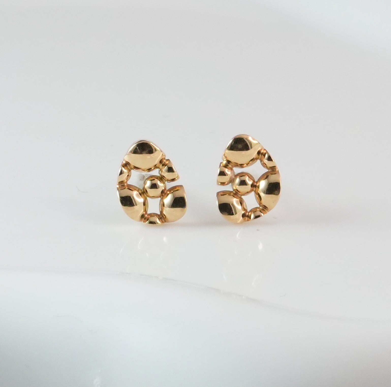 【受注生産】 『Pebble』ピアス・K18