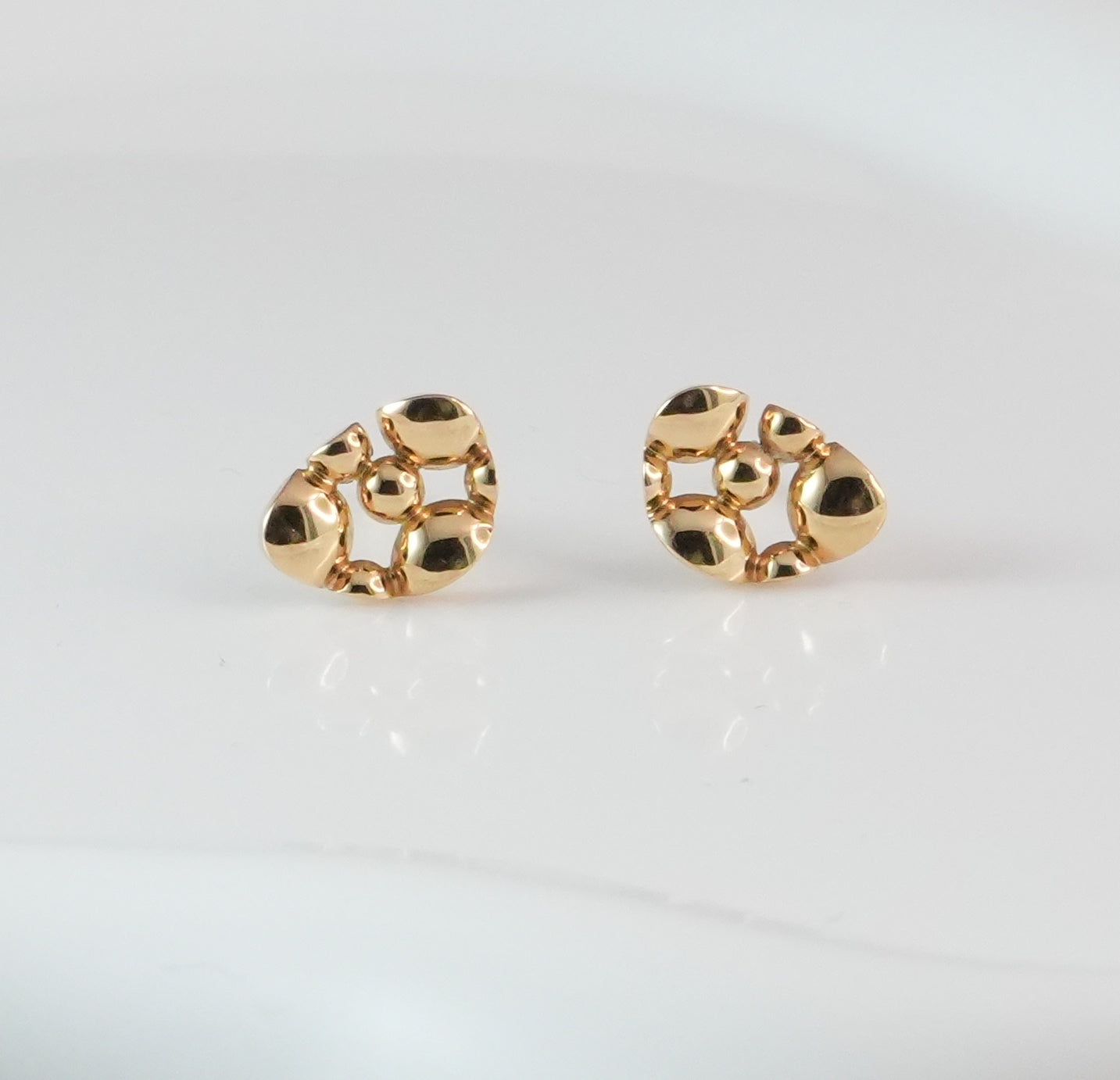 【受注生産】 『Pebble』ピアス・K18