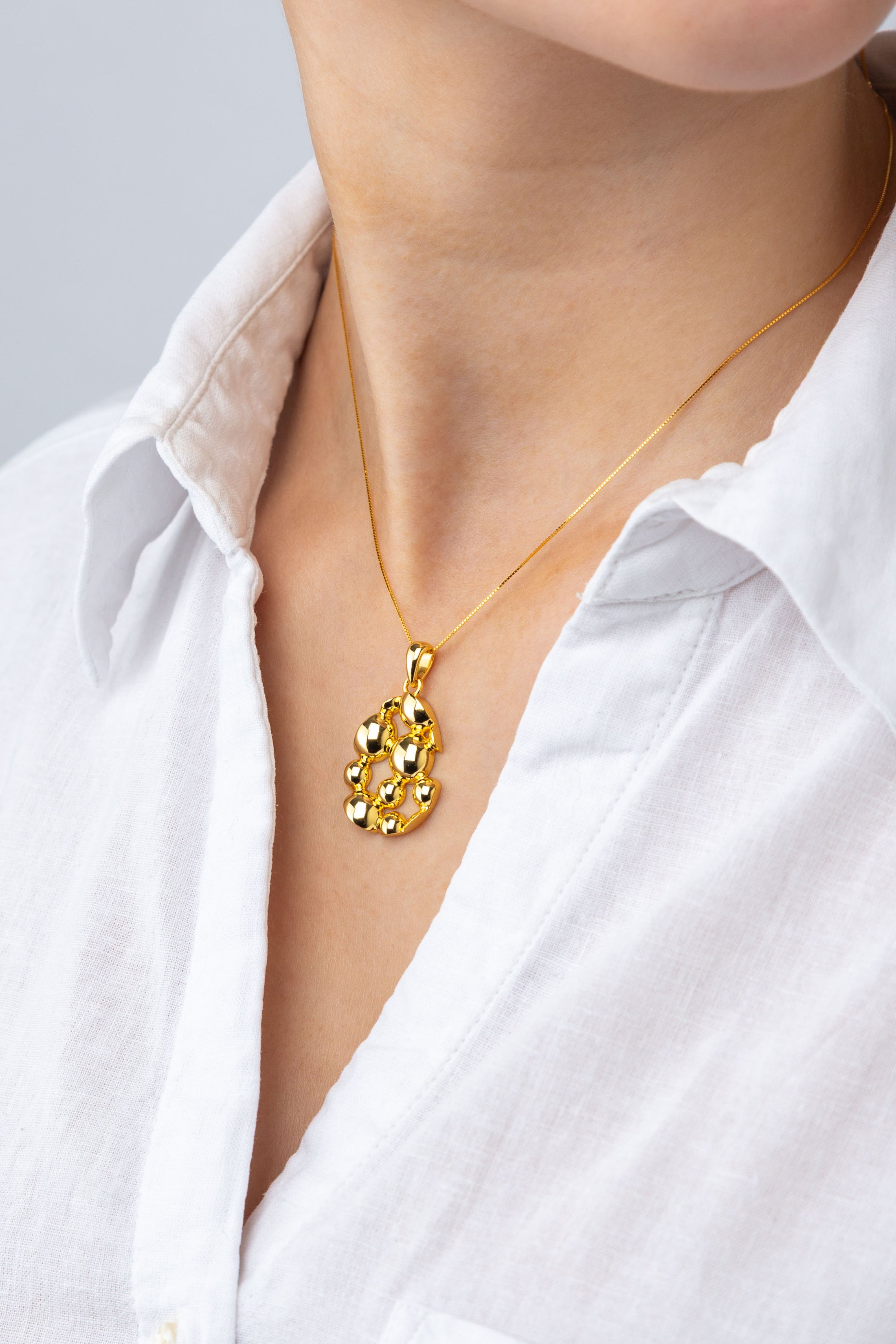 ザ・スタキング・ペンダント　SV925+18KGP　BijouBaies