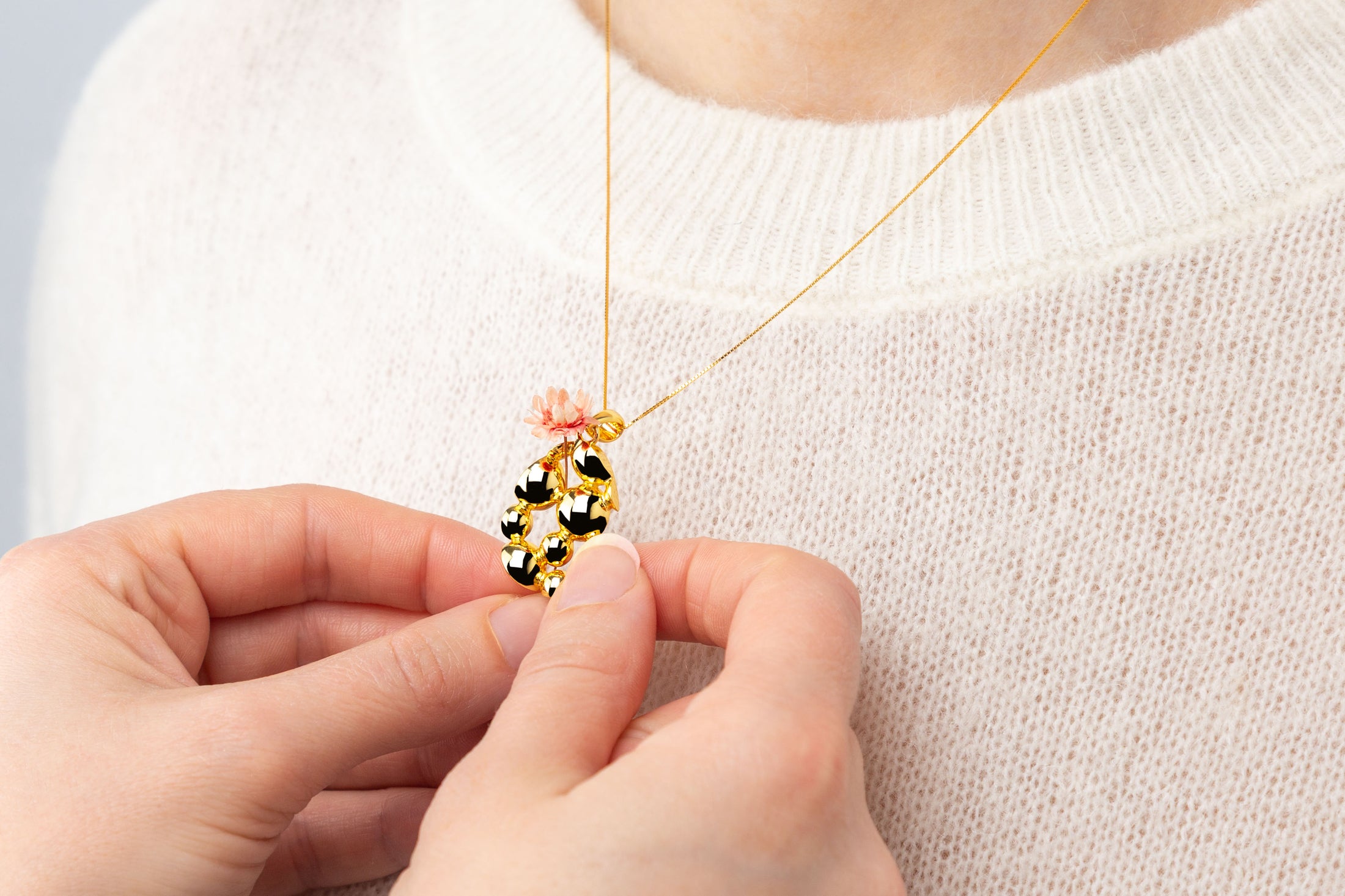 ザ・スタキング・ペンダント　SV925+18KGP　BijouBaies