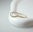 Gallery viewerに画像を読み込む, 【受注生産】BijouFan 『Curve　/　カーブ』Wide Ring・K10
